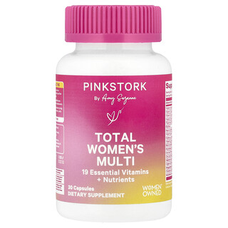 Pink Stork, Multivitamínico Total para Mulheres, 30 Cápsulas