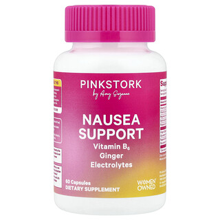 Pink Stork, Suport pentru greață, 60 capsule