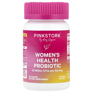 Pink Stork, 女性健康支持益生菌，30 粒胶囊