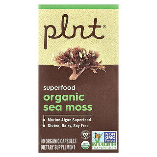 Plnt, Mousse d'Irlande biologique, 90 capsules biologiques