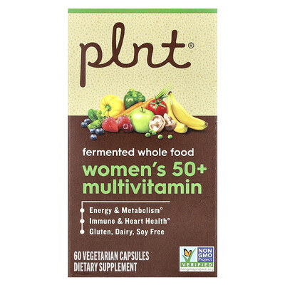 Plnt  Women's 50+ Multivitamin  60 Vegetarian Capsules