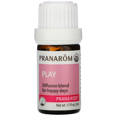 Купить Pranarom PRANA KIDS, Essential Oil, Play, +3 Months, .17 fl oz (5 ml)
