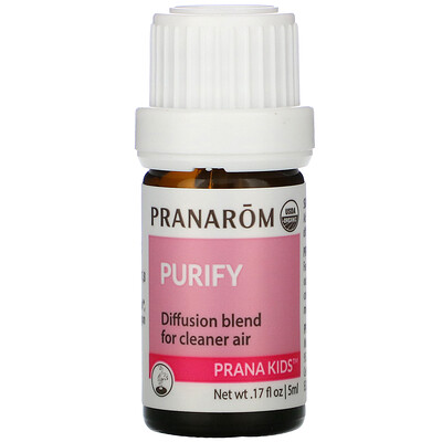 Купить Pranarom PRANA KIDS, Essential Oil, Purify, + 3 Months, .17 fl oz (5 ml)