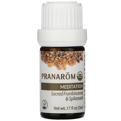 Купить Pranarom эфирное масло, диффузионная смесь, для медитаций, 5 мл (0, 17 жидк. унций)