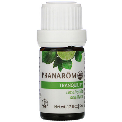 Pranarom Essential Oil, Diffusion Blend, Tranquility, .17 fl oz (5 ml)