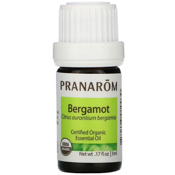 Pranarom‏, Essential Oil, Bergamot, .17 fl oz (5 ml)