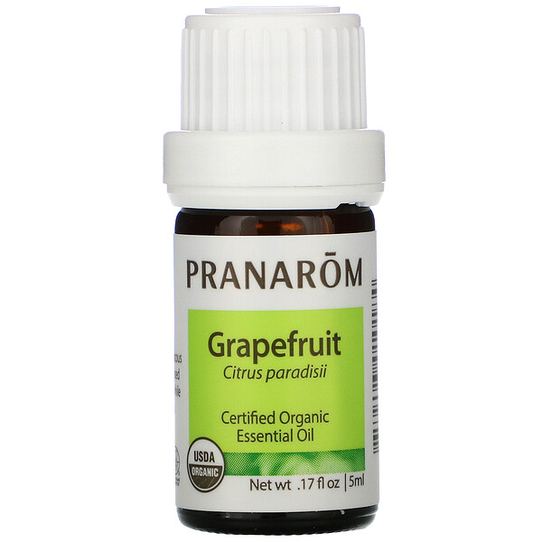 Pranarom‏, Essential Oil, Grapefruit, .17 fl oz (5 ml)