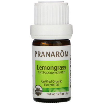 Pranarom Essential Oil, Lemongrass, .17 fl oz (5 ml)