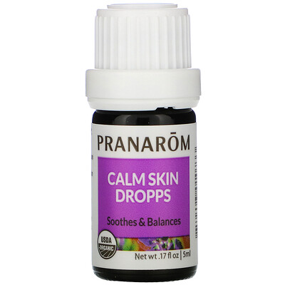 Pranarom Essential Oil, Calm Skin Dropps, .17 fl oz (5 ml)