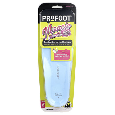 Profoot, Plantilla milagrosa, mujeres de 6 a 10 años, 1 par