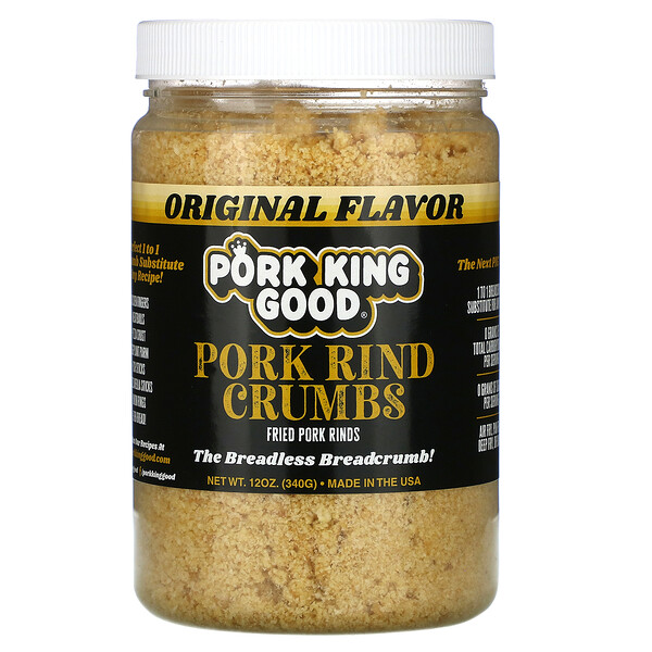 Pork King Good, Pork Rind Crumbs, Original, 12 oz (340 g) iHerb