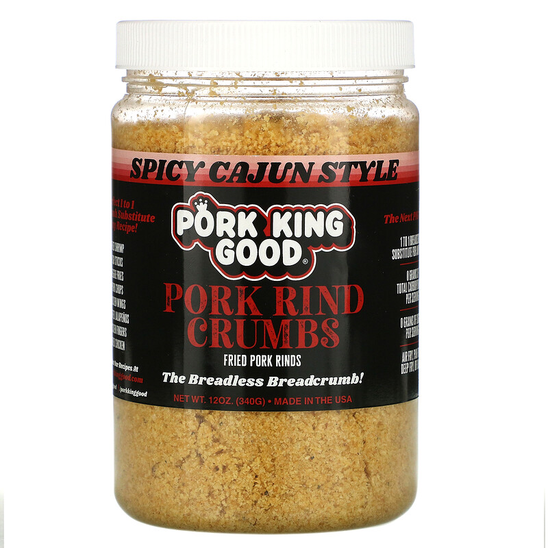Pork King Good, Pork Rind Crumbs, Spicy Cajun Style, 12 oz (340 g) iHerb