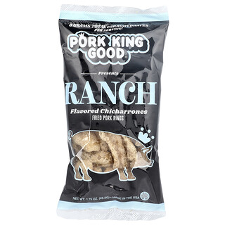 Pork King Good, Chicharrones aromatizat, ranch, 1,75 oz (49,5 g)
