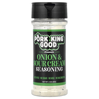 Pork King Good, Løk og rømme krydder, 3 oz (85 g)