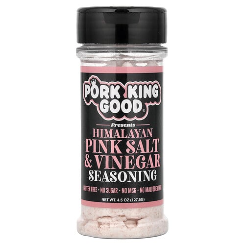 Pork King Good, Himalayan Pink Salt & Vinegar Seasoning , 4.5 oz (127.5 g)