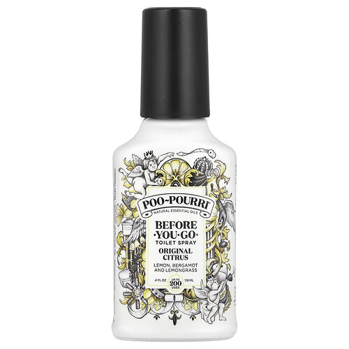 Poo-pourri Before-You-Go® Toilet Sprays, Original Citrus, 4 fl oz (118 ml)