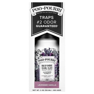 Poo-Pourri, Spray pour toilettes Before-You-Go®, Lavande et vanille, 59 ml
