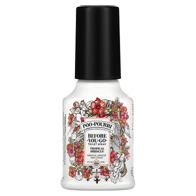 Poo-Pourri  Before-You-Go® Toilet Sprays  Tropical Hibiscus  2 fl oz (59 ml)