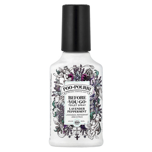 Poo-Pourri, Before-You-Go® Toilet Spray, Lavender Peppermint, 4 fl oz (118 ml)