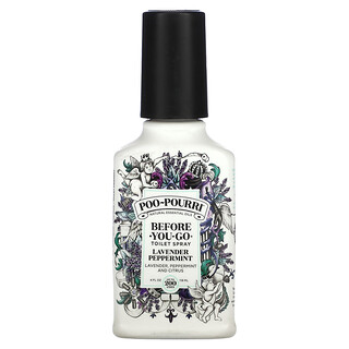 Poo-Pourri, Before-You-Go（ビフォーアユーゴー）トイレスプレー、ラベンダーペパーミント、118ml