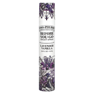Poo-Pourri  Before-You-Go® Toilet Sprays  Lavender Vanilla  0.34 fl oz (10 ml)