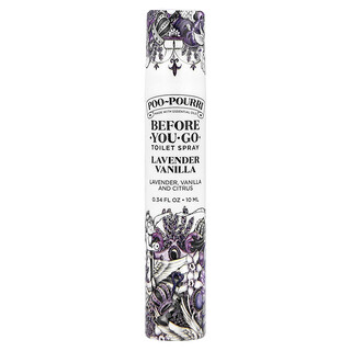 Poo-Pourri, Before-You-Go® 如廁除臭噴霧，薰衣草香草香，0.34 液體盎司（10 毫升）