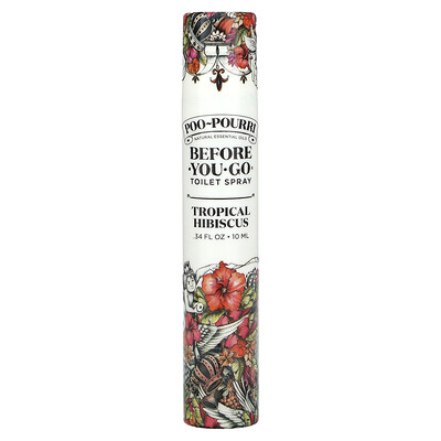 Poo-Pourri Before-You-Go® Toilet Sprays Tropical Hibiscus 0.34 fl oz (10 ml)