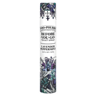 Poo-Pourri, Sprays para inodoro Before-You-Go®, Lavanda y menta, 10 ml (0.34 oz. líq.)