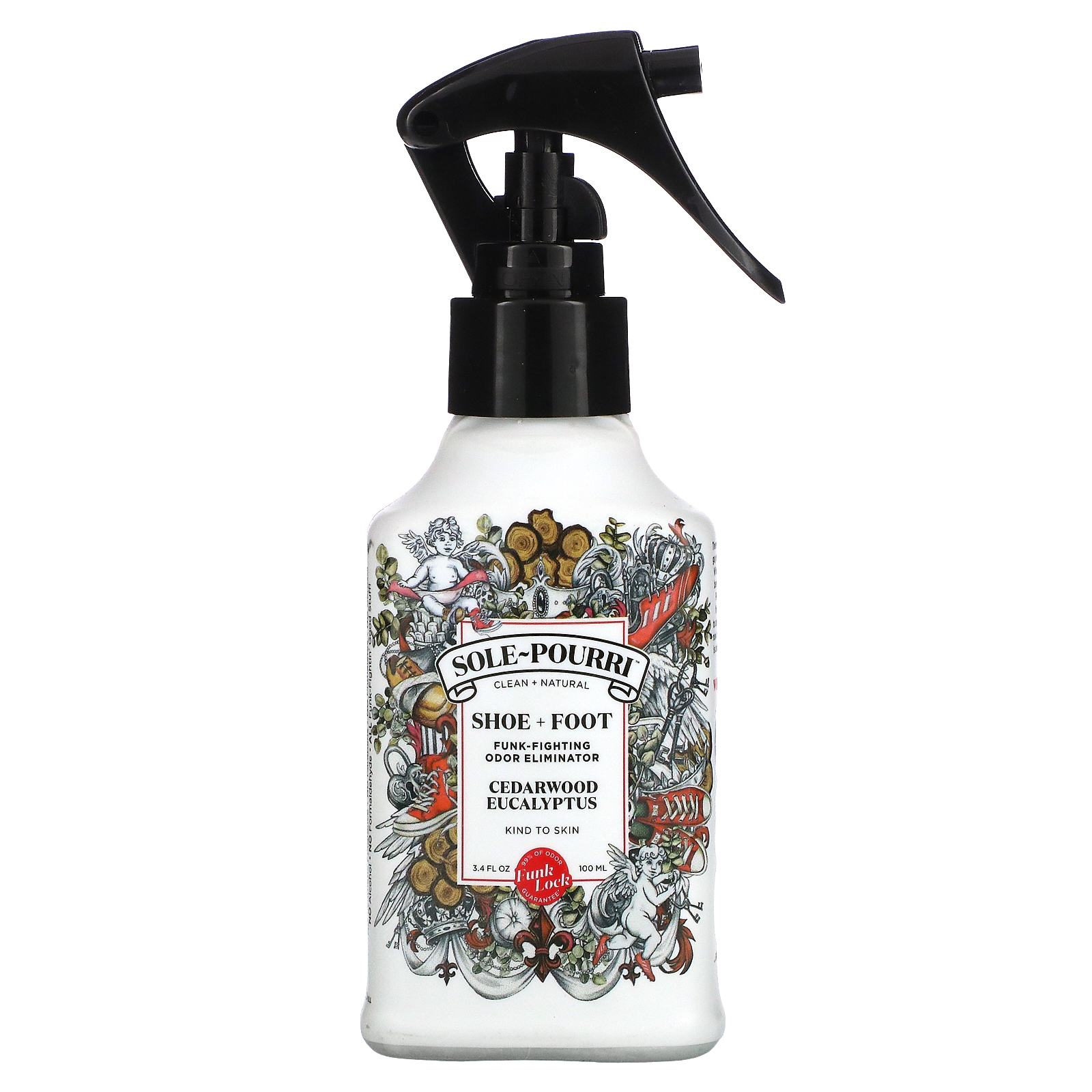 Poo-Pourri, Sole-Pourri, Shoe+ Foot, Funk-Fighting Odor Eliminator ...