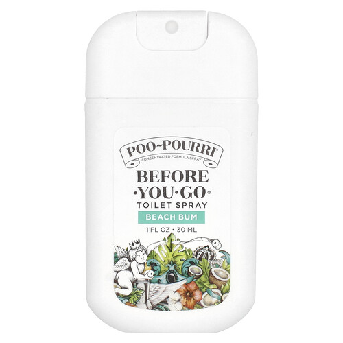 Poo-pourri Before-You-Go® Toilet Spray, Beach Bum, 1 fl oz (30 ml