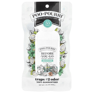 Poo-Pourri‏, תרסיס אסלה מבית ®Befor-You-Go, Beach Bum, ‏30 מ"ל (אונקיית נוזל 1)