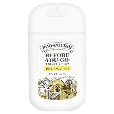 Product Image for Poo-Pourri, Before-You-Go Toilet Spray, Original Citrus, 1 fl oz (30 ml)