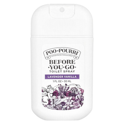 Product Image for Poo-Pourri, Before-You-Go Toilet Spray, Lavender Vanilla, 1 fl oz (30 ml)