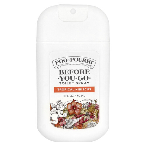 Poo-Pourri, Before-You-Go® toiletspray, tropisk hibiscus, 30 ml