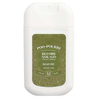 Poo-Pourri, Spray de toaletă After-You-Go®, Pulverizator de buzunar, Balsam Bum, 30 ml