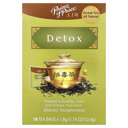 Prince of Peace, Herbal Tea, Detox, 18 Tea Bag, 1.14 oz (32.4 g)