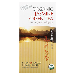 Prince of Peace, Organic, Jasmine Green Tea, 100 Tea Bags, 6.35 oz (180 g)