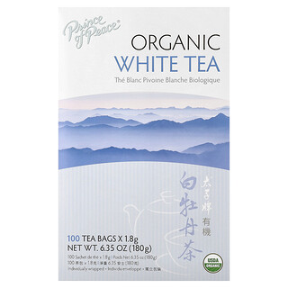 Prince of Peace, Organic White Tea, 100 Tea Bags, 6.35 oz (180 g)