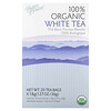100% органический белый чай, 20 чайных пакетиков, 36 г (1,27 унции)