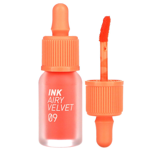 Ink Airy Velvet Lip Tint, 09 100 Point Coral, 0.14 oz (4 g)