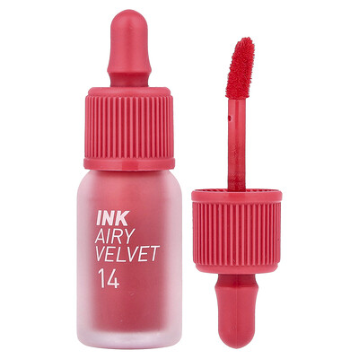 Peripera, Tinta Airy Velvet Tint, 14 Rosy Pink, 4 g (0,14 oz)