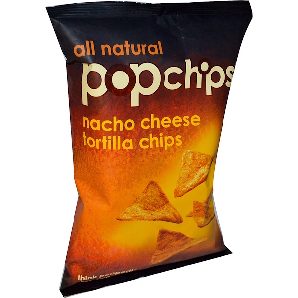 Popchips, Nacho Cheese Tortilla Chips, 3.5 oz (99 g) - iHerb