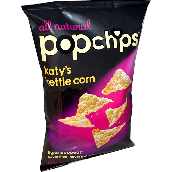 Popchips, Katy's Kettle Corn, Popped Corn Chips, 3.5 oz (99 g) iHerb