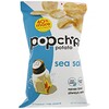 Popchips‏, رقائق البطاطا، بملح البحر، 5 أوقية (142 غ)