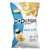 Popchips, Papas fritas, sal marina, 5 oz (142 g)