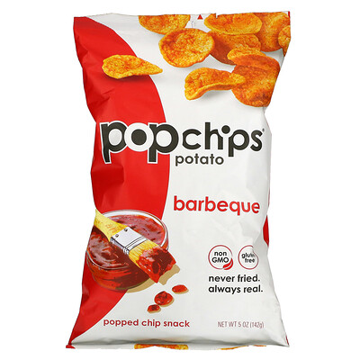 Купить Popchips Картофельные чипсы, барбекю, 5 унц. (142 г)