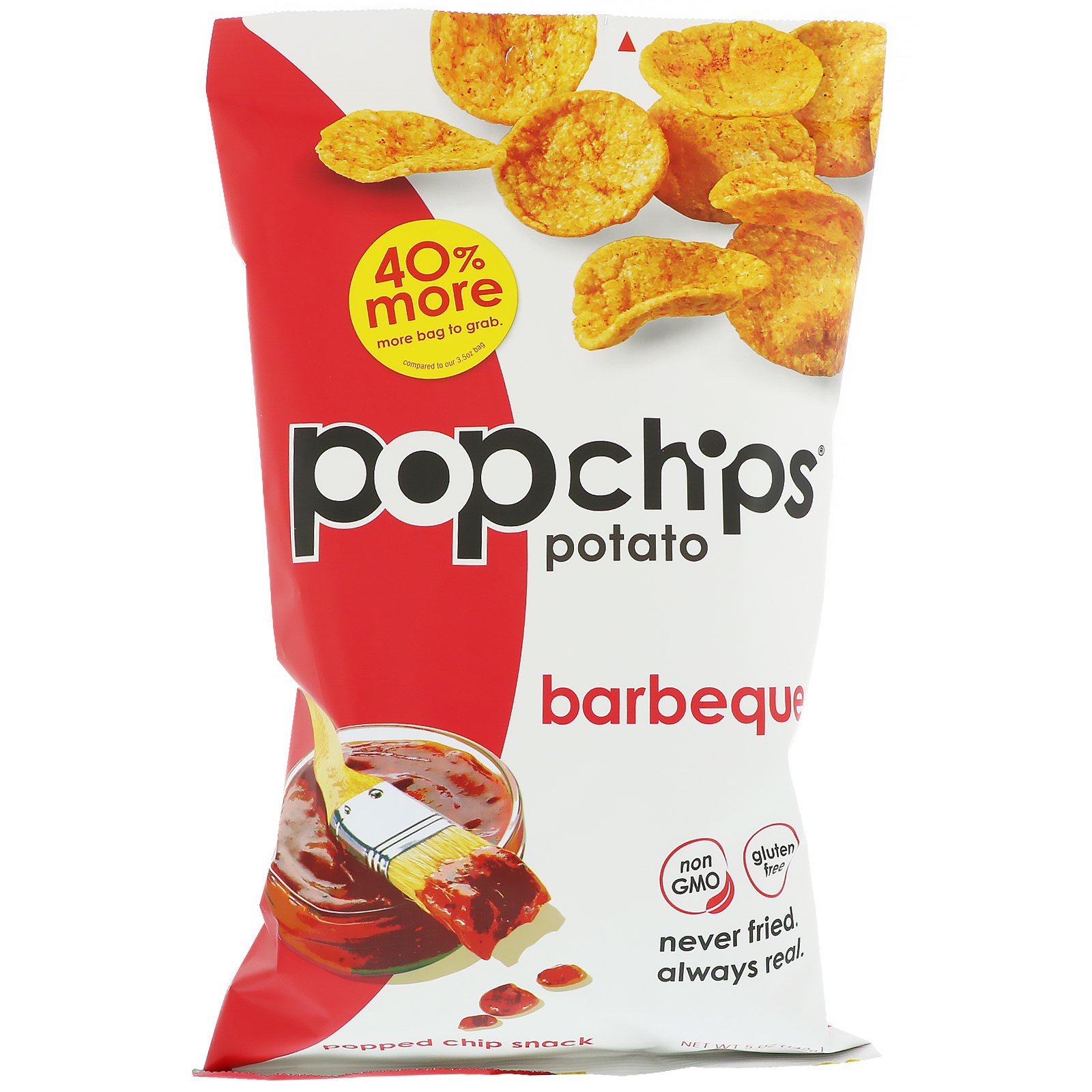 Popchips ポテトチップス バーベキュー 5 Oz 142 G Iherb