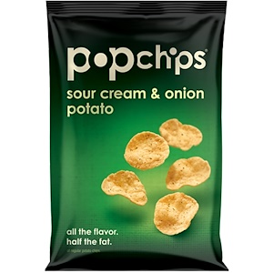 Отзывы о Попчипс, Sour Cream & Onion Potato Chips, 3.5 oz (99 g)