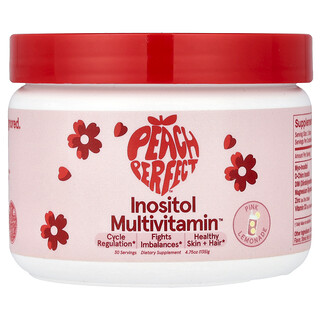 Peach Perfect, Inositol Multivitamin™, со вкусом розового лимонада, 135 г (4,75 унции)