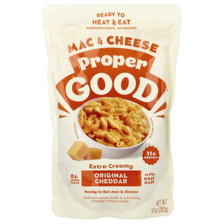 Proper Good, Ready to Heat & Eat, Mac & Cheese, Original Cheddar, 10 oz (283 g)